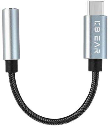 KBEAR KW4 USB-C auf 3,5-mm-Klinkenadapter CX31993 DAC-Chip Aux auf USB-C 13cm HiFi-Kopfhöreradapter für iPh-one 16/15, iPad Pro/iPad Air, MacBook, Samsung Galaxy
