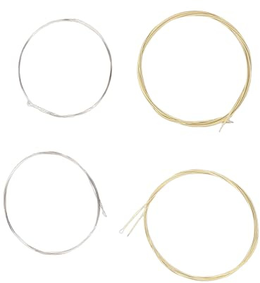 Jelquix Set di Corde per Mandolino, Robuste Parti di Ricambio in Acciaio Inossidabile con qualità del Suono Chiaro per Suonatori, 8 Pezzi per Vari Mandolini