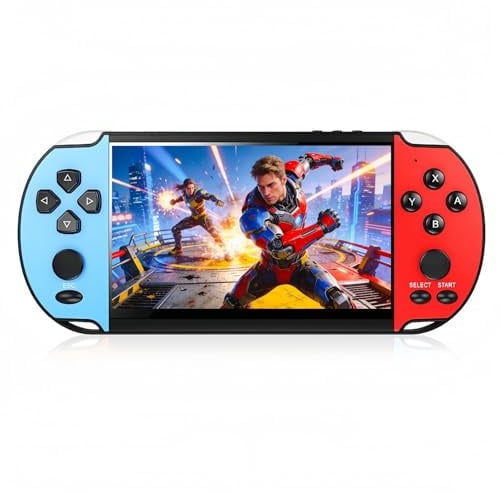 JXD 5,1 Pollici Retrò Console di gioco Portatile Multifunzione Diversi emulatori Uscita Video/Musica/E-book/TV Viaggi/attività all'aperto/tempo libero Intrattenimento Regalo di compleanno/Natale