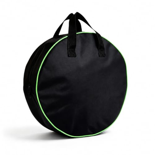 Lafefe Cable Storage Bag, Large Cable Organiser Waterproof Oxford Tool Bag 40×13cm, Round Cable Management Bag with Handle for Camping Hook Up Lead, Hose, Car Tools
