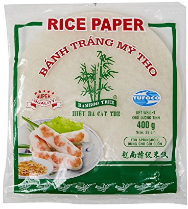 Bamboo Tree Reispapier, rund, 22 cm, 4er Pack (4 x 400 g)
