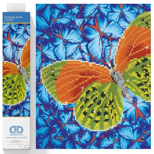 DIAMOND DOTZ Painting, Intermediate Kit, DD5, Flutter by
