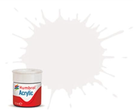 Humbrol 22 Peinture acrylique Blanc brillant 14 ml + 30%
