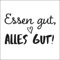 20 Servietten Essen gut, alles gut | Spr?che | Fest | Tischdeko 33x33cm