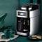 HUOQILIN Coffee Machine Grind And Brew 2 In 1, Automatic Single Serve Coffee Maker With 1.2L Travel Mug And Built-in Grinder, Strength Setting, Stainless Steel