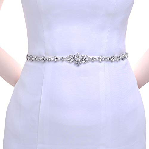 Azaleas Hochzeit Guertel Strass Brautgürtel Perlen Brautkleider Gürtel Glitzer Kristall Braut Schärpe(S09)