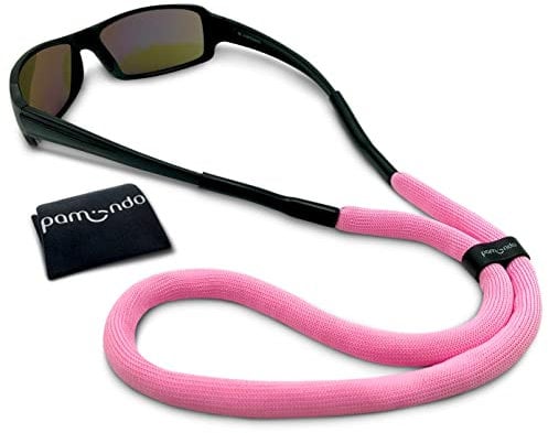 pamindo floating glasses strap for water sports & leisure - swimming sports spectacle strap/glasses holder for men, women & kids - floatable & grips securely