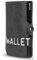 WLine Porta Carte di Credito Uomo e Donna Schermato in Pelle PU - Portafoglio Uomo Slim Rfid Compatto ed Elegante - Portatessere Uomo Tascabile (Grigio Vintage senza Zip)