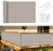 Sunnylaxx Balkon Sichtschutz 90x500cm, Taupe Balkonverkleidung Balkonabdeckung Balkonbespannung Blickdichte Windschutz und UV-Schutz mit Kabelbinder