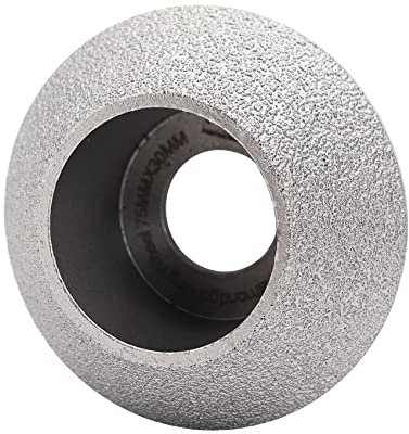 SHDIATOOL 75 mm diamantato profilo mola ruota altezza 30 mm convesso bordo curvo disco abrasivo scanalatura per pietra marmo granito roccia