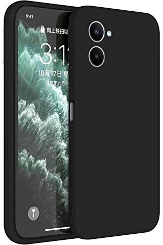 Topme Funda para Realme 10 (4G) (6.4 Inches) Carcasa Caja Case Estuche, Funda Protectora de Piel de Silicona TPU - Negro