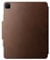 NOMAD Modern Leather Folio Plus | für iPad Pro und Air | Robuste Echtlederhülle mit Rahmen aus Glasfaser | passend für iPad Pro 12.9 (4th Gen) & Air 13 M2 (2024) | Brown