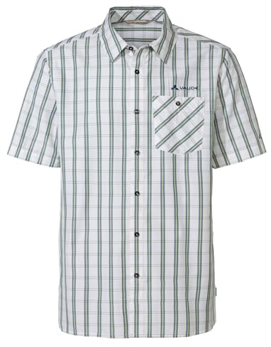 VAUDE Mens Albsteig Shirt III, M, White/Baltic sea