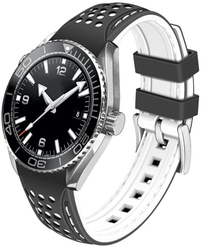Juntan 20mm 22mm Silikon Uhrenarmband, Racing Gebogene Enden Gummi leichte Uhrenarmbänder Sport Ersatz für Moonswatch mehrere Farben Männer Frauen Armbänder