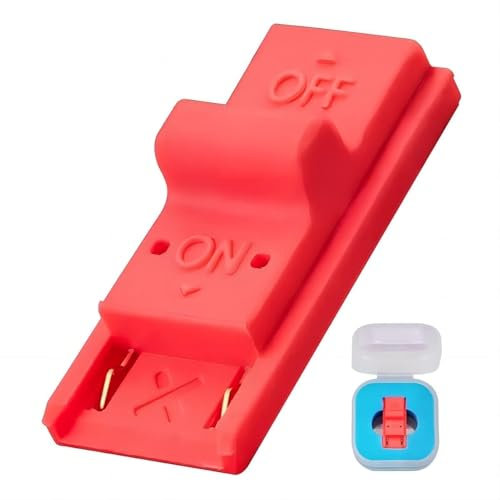 Caybats RCM Jig para Nintendo Switch, Herramienta de Cortocircuito RCM - Clip Jig Dongle de Color Rojo,Accesorio para la Switch - Modo Recuperación