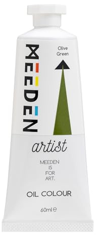 MEEDEN Artist Grade Oil Paint: Olive Green - 60ml Tube, Professional Art Paints for Canvas Painting