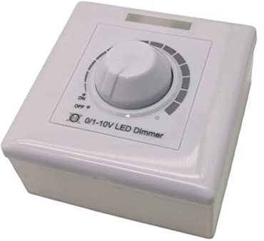 LED Licht Dimmer Drehschalter Einstellbarer Helligkeitsregler 0–10 V Lampensteuermodul Digitaler Rotierender Dimmer LED Steuerung Dimmer