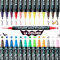 Acrylic Paint Pens Paint Markers - 36 Colors Acrylic Pens Markers for Rock Painting, Glass, Stone, Wood, Pebble, Ceramic, DIY Crafts, and Paint pen Art Supplies