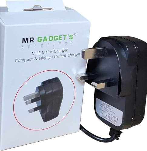 UK Mains Charger with Micro-USB Cable 3-Pin Plug, 5V 2A Power Adapter Compatible with Smartphones, Tablets, and Kindle e-Readers- CE - ROHS