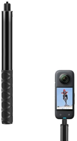 Palo selfie para 360 X4, 150 cm, monopié telescópico para cámara de acción, extensible de mano, palo selfie para Hero 12 11 10 9 8 7, 360 X4/X3/ONE X2 DJI Osmo
