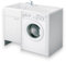 Briconess.com Mobile coprilavatrice 1 anta per montaggio lavatrice con lavatoio 109x60xH89 cm - Sinistra