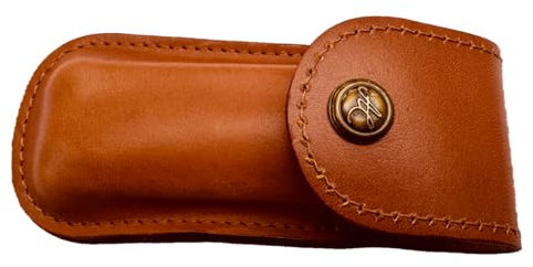 Alston Craig Leather Case Compatible with Medium Victorinox Swiss Army Tools (2-4 Layer) - [Huntsman, Classic, DofE, Rally, Farmer, Camper, Pioneer, Tinker, Climber, Compact, Spartan] : Brown