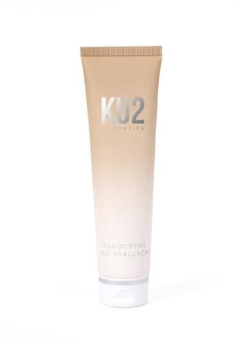KU2 Cosmetics Handcreme für sehr Trockene Hände mit Hyaluronsäure | Handmaske für Rissige Hände | Hyaluron Creme für Frauen | Duftet Herrlich Leicht & Erfrischend