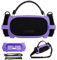 Silicone Case for JBL Charge 6 Portable Bluetooth Speaker, Protective Skin Carrying Case Holder with Shoulder Strap & Bicycle Strap for JBL Charge 6 Stereo Speaker Accessories (Purple)