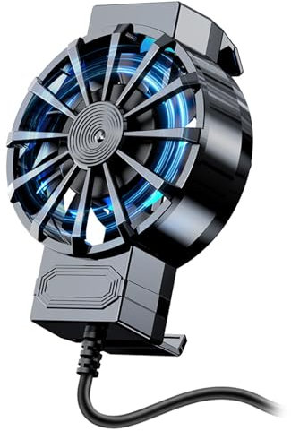 Ventilateur de refroidissement portable pour téléphone portable alimenté par USB pour smartphones de 4 à 6,7 pouces