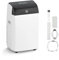 Mobiles Klimagerät 10000BTU, 3-in-1 Mobile Klimaanlage mit Abluftschlauch, Kühlen, Entfeuchten und Ventilieren, Klimagerät mit Timer, 2,9KW, für Raumgröße bis 46㎡, Weiß
