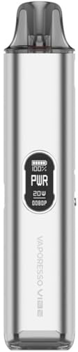 Vaporesso Vibe 1100mAh 24W Pod System Kit E-Zigarette Nikotinfrei Farbe Silber