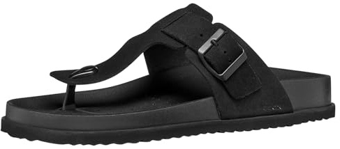 Geox Herren U PARNAIBA B Sandal, Black, 46 EU