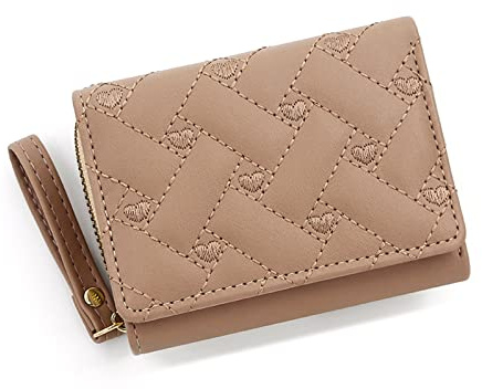 YAOGUI Women Zipper Wallet Business Card Holder Small Coin Purse PU Leather Change Pocket Portable Travel Cards Short Wallet