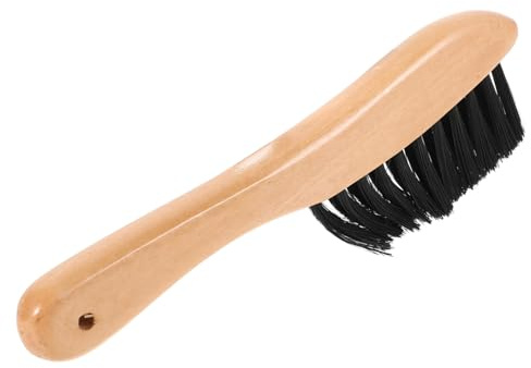 DINHEAROM Umweltfreundliche Pooltisch Bürste mit Holzgriff PVC Borsten Effektive Reinigung von Billardtisch Zubehör für Billardbedarf Vollständige Pflege von Billardtisch Schienen und Ecken