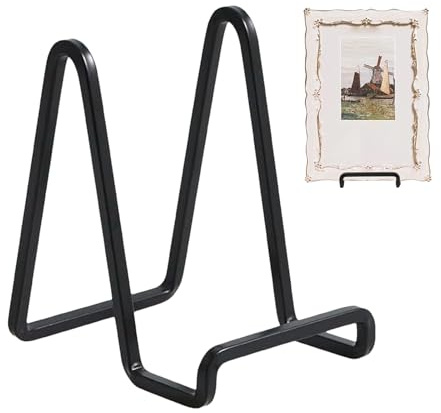 Tellerständer - Eisen Display Ständer Plattenhalter | Metall Dekorativer Bilderrahmen Ständer Für Display | Eisen Aufsteller Für Bilderrahmen Teller Bücher Foto Bilder Tabletop Art Werbeständer