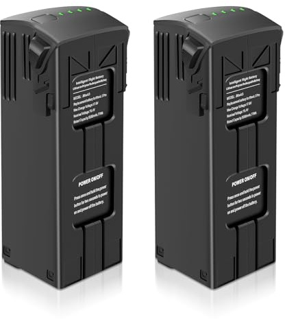 styvra Intelligent Flight Mavic 3 - Batteria ricaricabile da 5000 mAh, tempo di volo massimo 46 minuti, compatibile con drone Mavic serie 3, confezione da 2