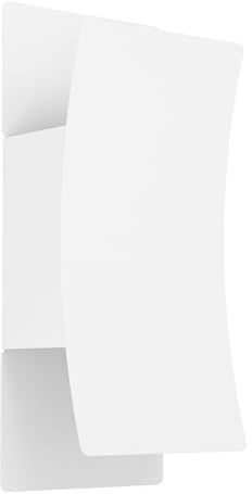 EGLO LED Wandleuchte außen Montarello, Wand Außenleuchte | Außenlampe mit Dip Switch, Metall in Weiß, wamrweiß, neutralweiß, kaltweiß, IP44
