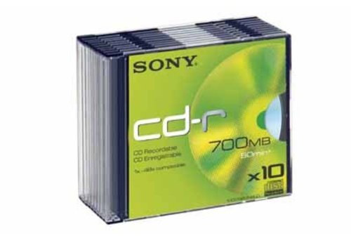 Sony CDR slim Pack x10