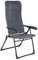 Crespo AP-215/86 Air-Deluxe Campingstuhl, Aluminium, grau, 64 x 64 x 119 cm