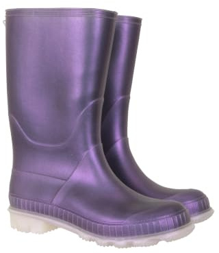 Mountain Warehouse Einfarbige Kindergummistiefel – Wasserdichte Schuhe für Jungen und Mädchen Violett Kinder-Schuhgröße 37 DE