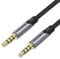 VENTION 0.5m Audio Mic Cable TRRS 3.5mm aux to 3.5mm Stereo Male to Male Jack Headphone Compatible with Mic Headset Speaker PC