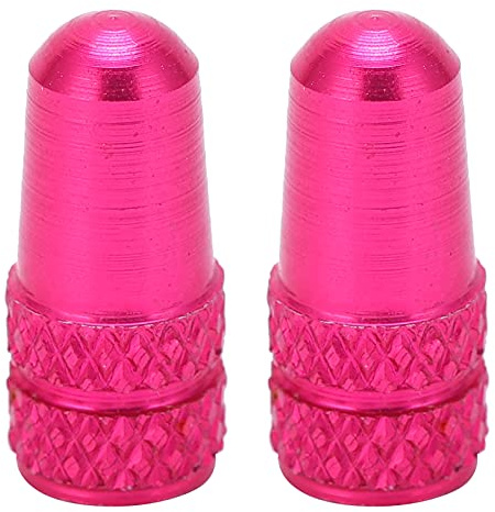 2pcs Bike s Valve Caps, Aluminum Alloy French Valve Stem Dust Cover Tire Valve for Bicycles Mountain Bikes