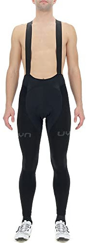 UYN Salopette da Ciclismo Racefast Winter – Fondello Anatomico, Tessuto 3D, Tecnologia Flowtunnels, Isolamento Termico e Protezione Invernale