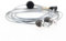 Moondrop Quarks In-Ear-Kopfhörer, Wiedergabefrequenzbänder, unterstützt 4-43.000 Hz, 0,1 Zoll (3,5 mm) Anschluss, klares Gehäuse M