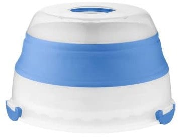 lakeland Collapsible Cupcake & Cake Carrier Holds 1 large cake or 24 cupcakes - 2 layers