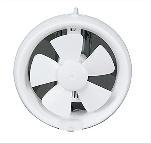 Bathroom Extractor Fan, Kitchen Extractor Fan Glass Window Round Hole Pull Switch Bathroom Exhaust 6 Inches