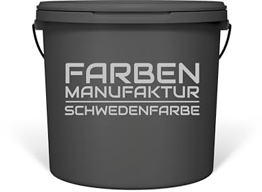 Farben Manufaktur Schwedenfarbe Holzfarbe Holzlack Holzschutz Wetterschutzfarbe deckend 5L, Größe: 5L, Farbe: Schweden grün