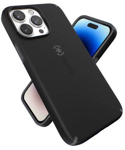 Speck Products CandyShell Pro Schutzhülle für iPhone 14 Pro Max, Schwarz/Schiefergrau