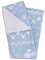 Disney Mickey Mouse Babydecke, superweich, Sherpa-Babydecke, Blau und Weiß