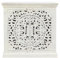 Sideboard Benisha Indische Kommode aus Mangoholz mit Schnitzerei Oriental Schlafzimmer Weiß Whitewash 90 cm